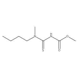 methyl N-[butyl(methyl)carbamothioyl]carbamate Structure