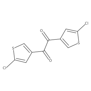 Bis(5-chlorothiophen-3-yl)ethane-1,2-dione结构式