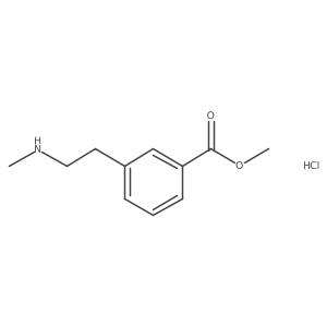 Methyl 3-[2-(methylamino)ethyl]benzoate HCl Structure