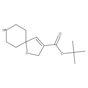 Tert-butyl 1-oxa-8-azaspiro[4.5]dec-3-ene-3-carboxylate Structure