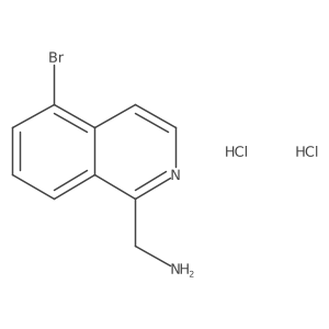 1-(5-Bromoisoquinolin-1-yl)methanamine dihydrochloride Structure