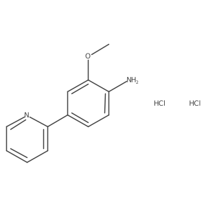 2-Methoxy-4-(pyridin-2-yl)anilinedihydrochloride结构式