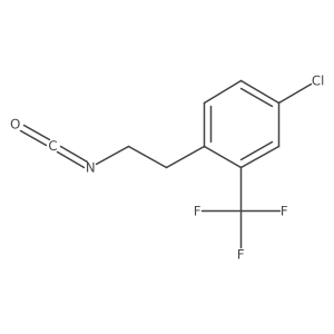 4-Chloro-1-(2-isocyanatoethyl)-2-(trifluoromethyl)benzene Structure
