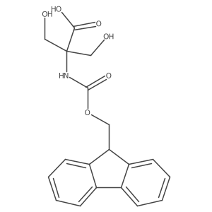 2-({[(9H-fluoren-9-yl)methoxy]carbonyl}amino)-3-hydroxy-2-(hydroxymethyl)propanoic acid Structure