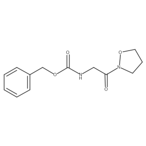 benzyl N-[2-(1,2-oxazolidin-2-yl)-2-oxoethyl]carbamate Structure