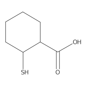 (1R,2R)-2-Mercaptocyclohexane-1-carboxylic acid结构式