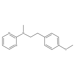 N-[2-(4-methoxyphenyl)ethyl]-N-methylpyrimidin-2-amine结构式