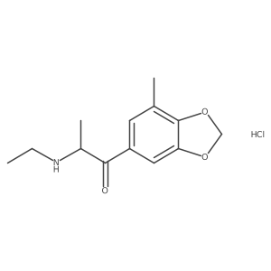 5-Methylethylone hydrochloride结构式