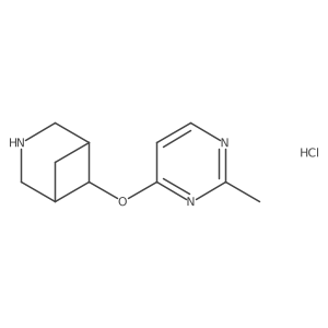 (1R,5S,6r)-6-[(2-methylpyrimidin-4-yl)oxy]-3-azabicyclo[3.1.1]heptane hydrochloride Structure
