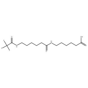 6-[6-(2,2,2-Trifluoroacetamido)hexanamido]hexanoic acid Structure