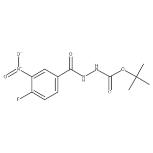 1,1-Dimethylethyl 2-(4-fluoro-3-nitrobenzoyl)hydrazinecarboxylate Structure