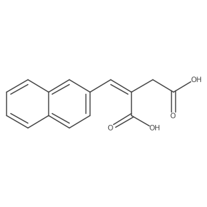 2-(2-Naphthalenylmethylene)butanedioic acid结构式