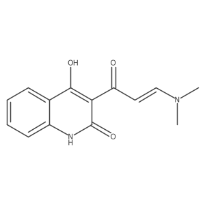 3-[3-(dimethylamino)acryloyl]-4-hydroxy-2(1H)-quinolinone结构式