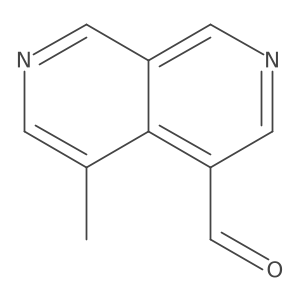 5-Methyl-2,7-naphthyridine-4-carboxaldehyde结构式