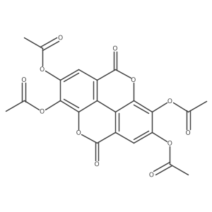 Ellagic acid tetraacetate Structure
