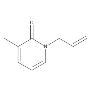 2(1H)-Pyridinone, 3-methyl-1-(2-propenyl)- Structure