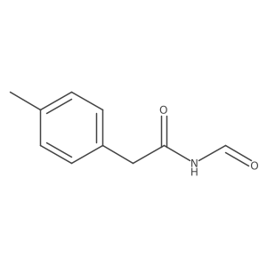 N-formyl-2-(p-methylphenyl)-acetamide结构式