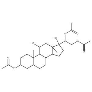 alpha-Cortol 3,20,21-triacetate结构式