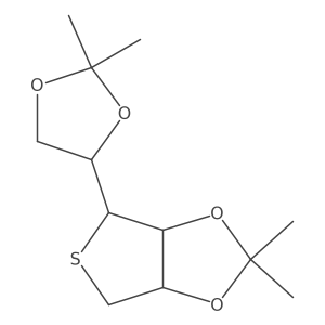 (3aS,4R,6aR)-4-((4R)-2,2-dimethyl[1,3]dioxolan-4-yl)-2,2-dimethyltetrahydrothieno[3,4-d][1,3]dioxole Structure