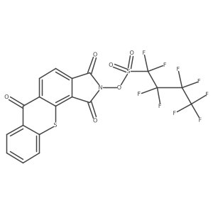 3,6-Dihydro-1,3,6-trioxo[1]benzothiopyrano[2,3-e]isoindol-2-yl perfluorobutanesulfonate结构式