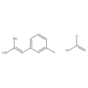 N-(3-Fluorophenyl)guanidine nitrate Structure