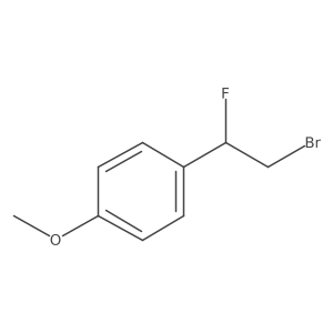 1-(2-Bromo-1-fluoroethyl)-4-methoxybenzene Structure