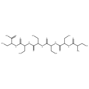 (2S,5S,8S,11S,14S,17S)-17-Amino-18-hydroxy-2,5,8,11,14-pentakis(hydroxymethyl)-4,7,10,13,16-pentaoxo-3,6,9,12,15-pentaazaoctadecan-1-oic acid Structure