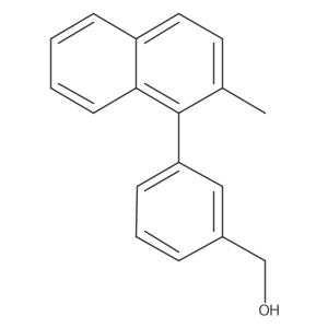 (3-(2-Methylnaphthalen-1-yl)phenyl)methanol Structure