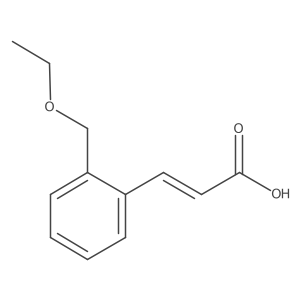 3-(2-(Ethoxymethyl)phenyl)acrylic acid结构式