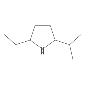 2-Ethyl-5-(propan-2-YL)pyrrolidine Structure
