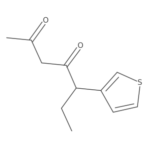 5-Thiophen-3-yl-heptane-2,4-dione结构式