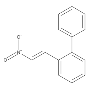 1-(2-Nitroethenyl)-2-phenylbenzene结构式