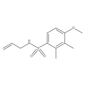 [(4-Methoxy-2,3-dimethylphenyl)sulfonyl]prop-2-enylamine Structure
