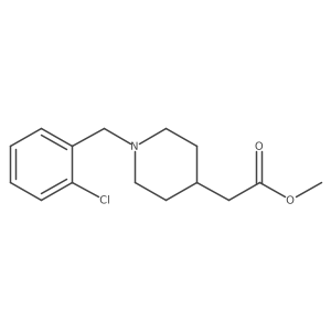 Methyl [1-(2-chlorobenzyl)piperidin-4-yl]acetate Structure
