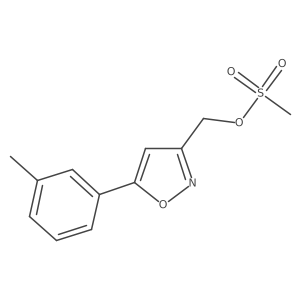 [5-(3-Methylphenyl)isoxazol-3-yl]methyl methanesulfonate Structure