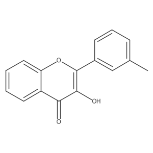 3-Hydroxy-2-(3-methylphenyl)chromen-4-one Structure