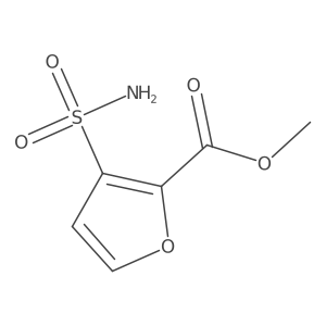 Methyl 3-sulfamoylfuran-2-carboxylate Structure