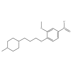 1-[3-(2-Methoxy-4-nitrophenoxy)propyl]-4-methylpiperazine Structure