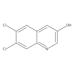 6,7-Dichloroquinolin-3-ol结构式