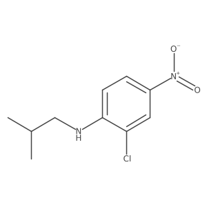 2-chloro-N-(2-methylpropyl)-4-nitroaniline Structure