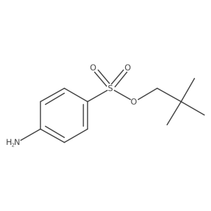 2,2-Dimethylpropyl 4-aminobenzenesulfonate Structure