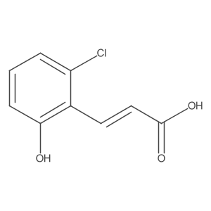3-(2-Chloro-6-hydroxyphenyl)prop-2-enoic acid结构式