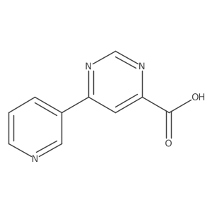 6-(Pyridin-3-yl)pyrimidine-4-carboxylic acid Structure