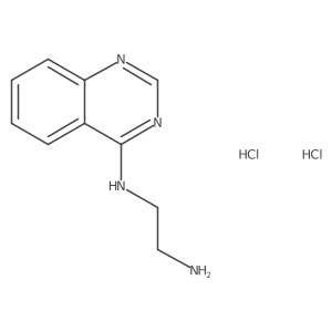 N1-(quinazolin-4-yl)ethane-1,2-diamine dihydrochloride结构式