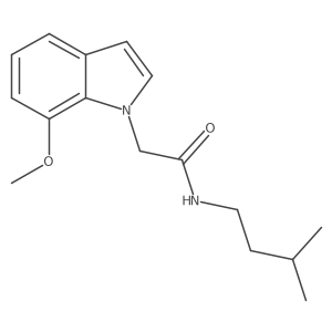 2-(7-methoxy-1H-indol-1-yl)-N-(3-methylbutyl)acetamide Structure