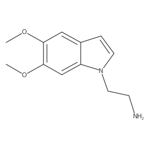 2-(5,6-Dimethoxy-1H-indol-1-yl)ethan-1-amine结构式