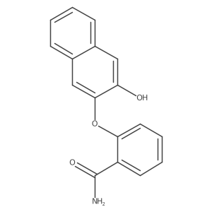 2-[(3-Hydroxy-2-naphthalenyl)oxy]benzamide结构式