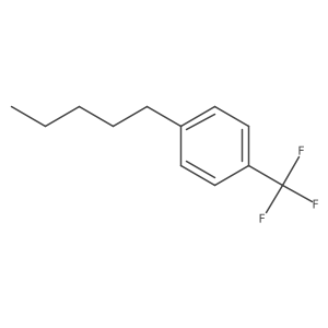 1-Pentyl-4-(trifluoromethyl)benzene结构式
