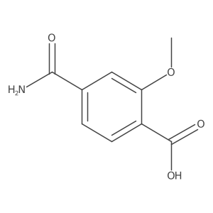 4-Carbamoyl-2-methoxybenzoic acid结构式