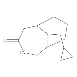 10-(Cyclopropylmethyl)-3,10-diazabicyclo[4.3.1]decan-4-one结构式